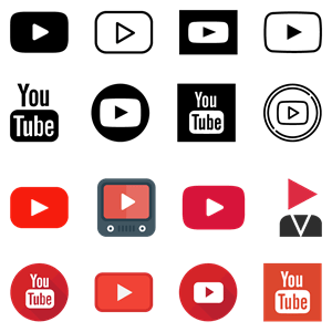 100 Youtube icons pronunciation