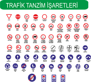 Trafik işaretleri pronunciation